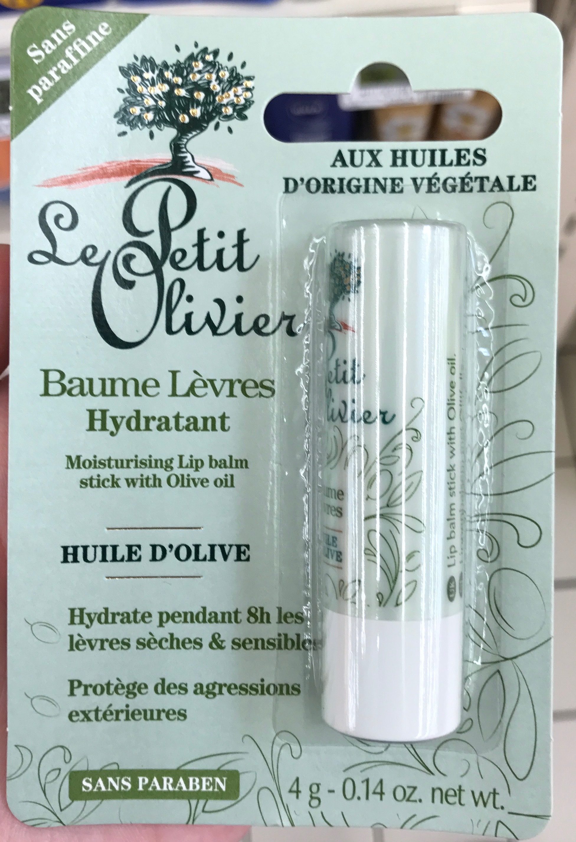 Baume Lèvres Hydratant Huile d'Olive - Produto - fr