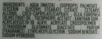 Lait corps hydratant - Ингредиенты - fr