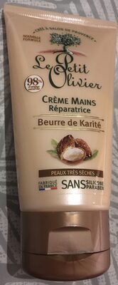 Crème mains réparatrice beurre de karité - 2