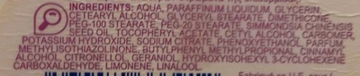 Crème hydratante visage et corps - Ingredientes - fr