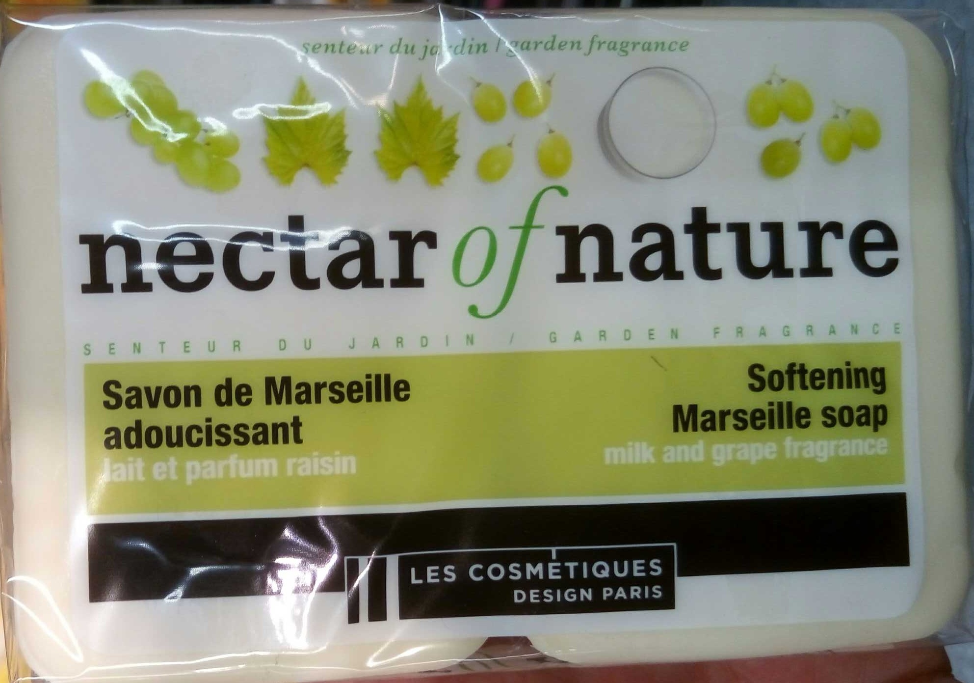 Savon de Marseille , lait et parfum raisin - Produit - fr
