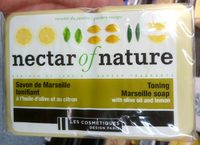 Savon de Marseille tonifiant, à l'huile d'olive et au citron - Product - fr