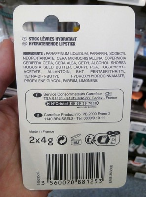 Stick lèvres hydratant - 1