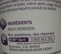 Brume d aeau pure - Ingredients - fr