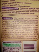 Crème de soin Mains peaux sèches - Ingredients - fr