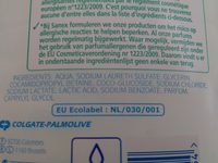 Sanex zéro% peaux normales - Ingredientes - fr