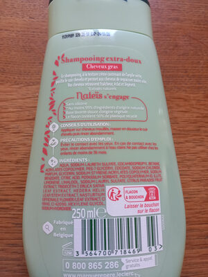 shampooing extra-doux - Ingrediencoj - fr