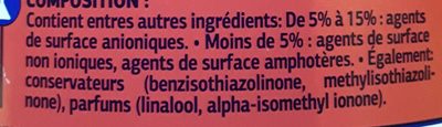 Visior - Ingredients - fr