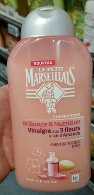 Shampooing Brillance & Nutrition Vinaigre aux 3 fleurs et lait d'Amande - Product - fr
