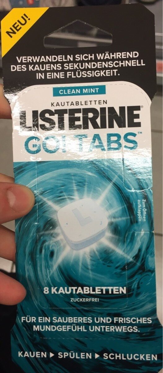 Listerine go tabs - 製品 - fr