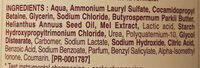 Shampooing crème nutrition miel de Provence et karité bio - Ingredients - fr