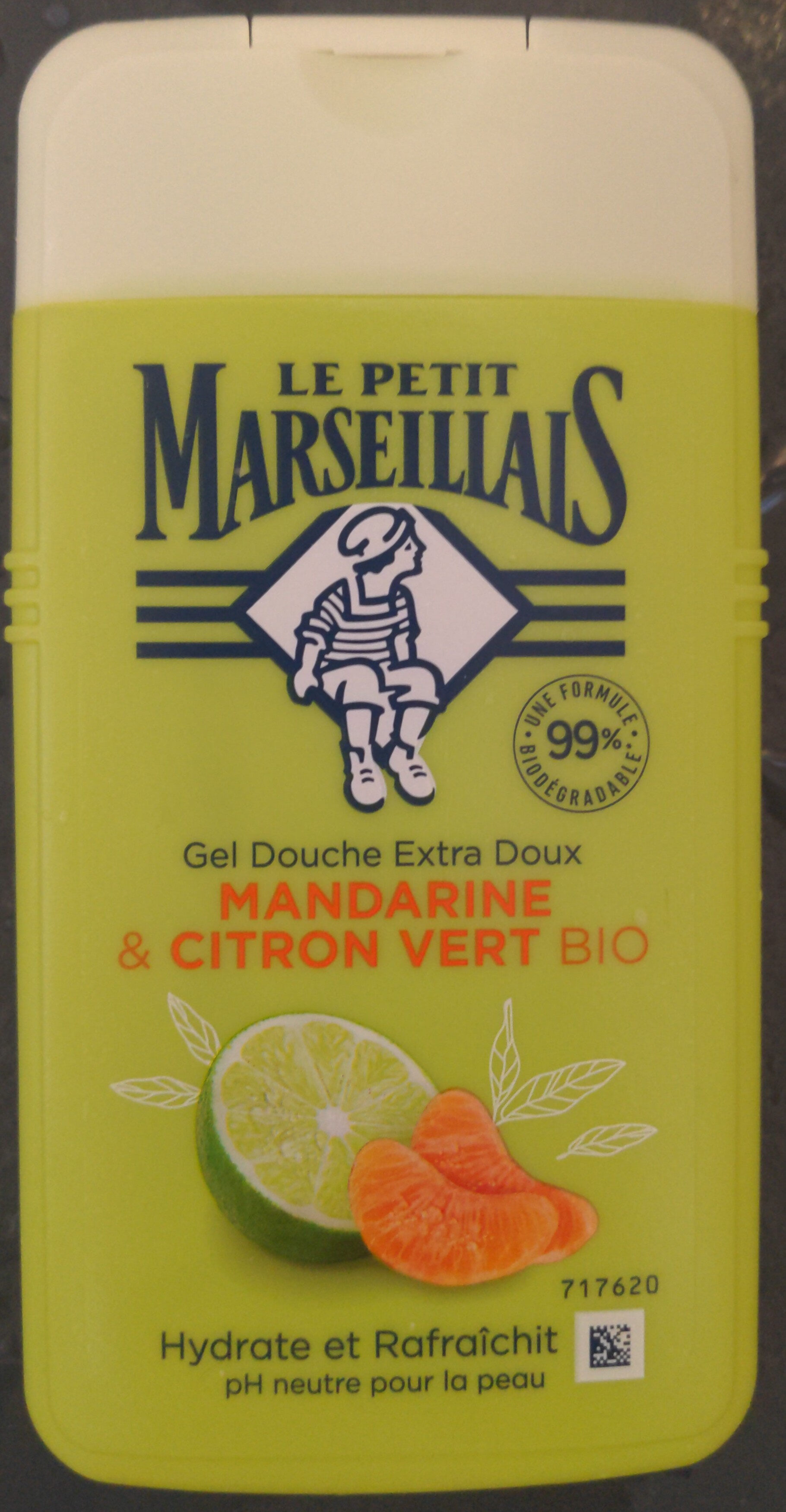 Gel douche extra doux mandarine & citron vert bio - Продукт - fr
