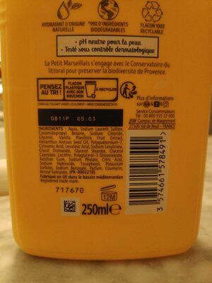 Douche Crème Extra Doux LAIT DE VANILLE - Produkt - en