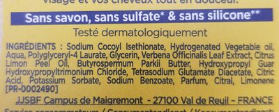 Le Petit Marseillais - Shampoo and Body Soap Bar Lemon Verbena, 80g (2.9oz) - Ingrediencoj - fr