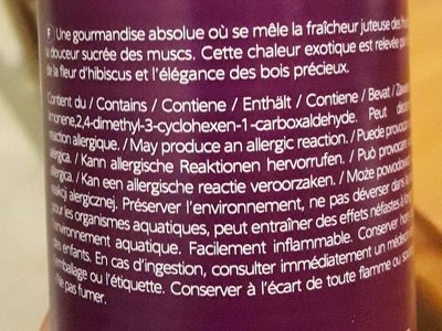 Recharge Goatier 250ML - Passion Papaye - Ingredients