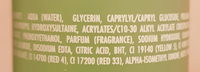 Gel Nettoyant Purifiant - Ingredients - fr