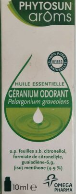Huile essentielle géranium odorant - Product