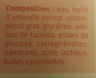 Crème Mains à L'amande - 50ML - Weleda - Ingredientes