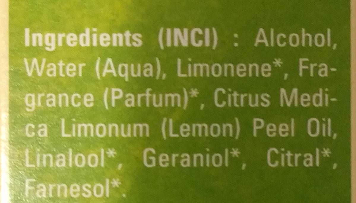 Déodorant au citrus - Ingredients - fr