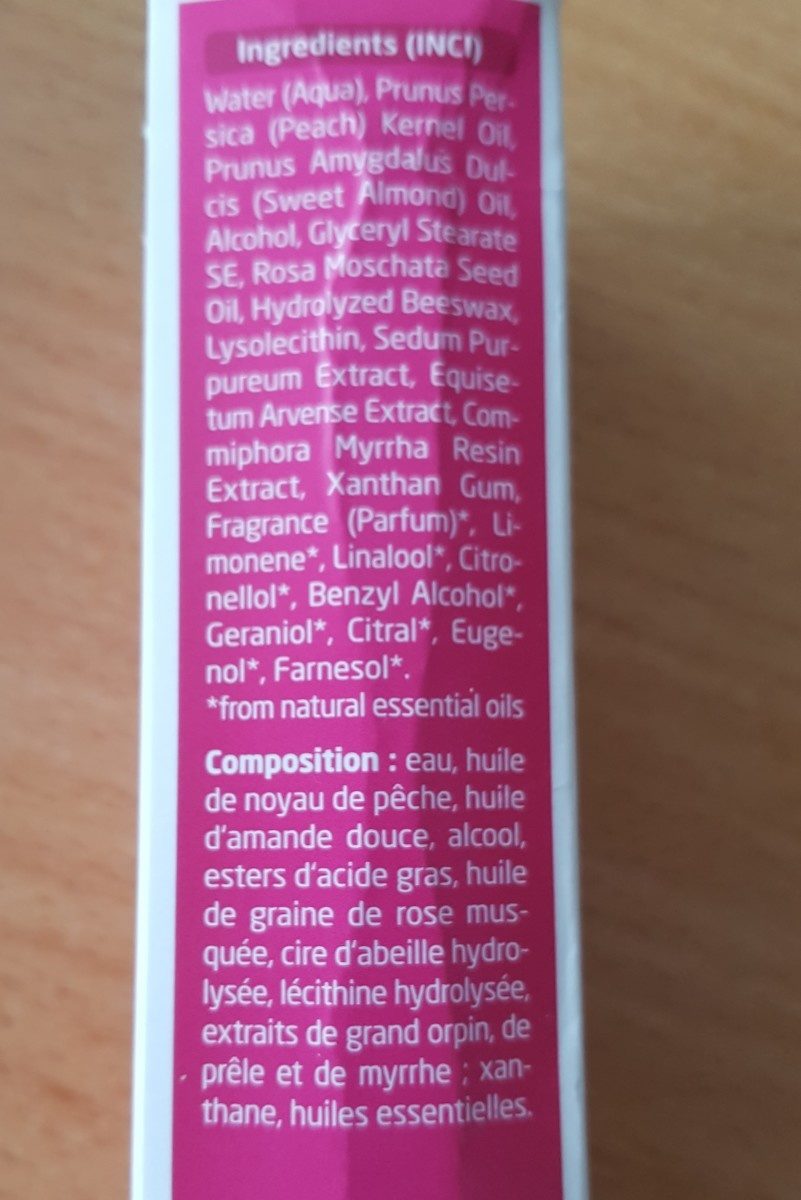 Crème De Jour Lissante Rose Musquée - 30 ML - Weleda - Ingredientes - fr