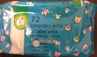 72 lingettes bébé à l'aloe vera - Product - fr