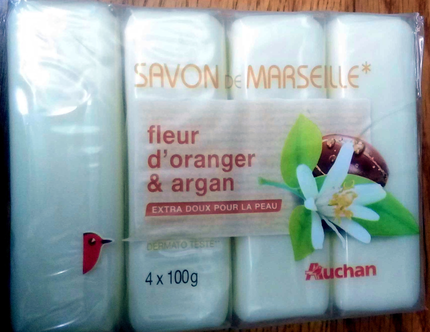 Savon de Marseille fleur d'oranger et argan - Produit - fr