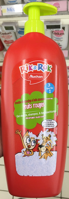 Rik & Rok douche shampoing et bain moussant fruits rouges - Product