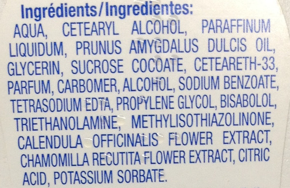 Lait de toilette baby camomille - Ingredients - fr