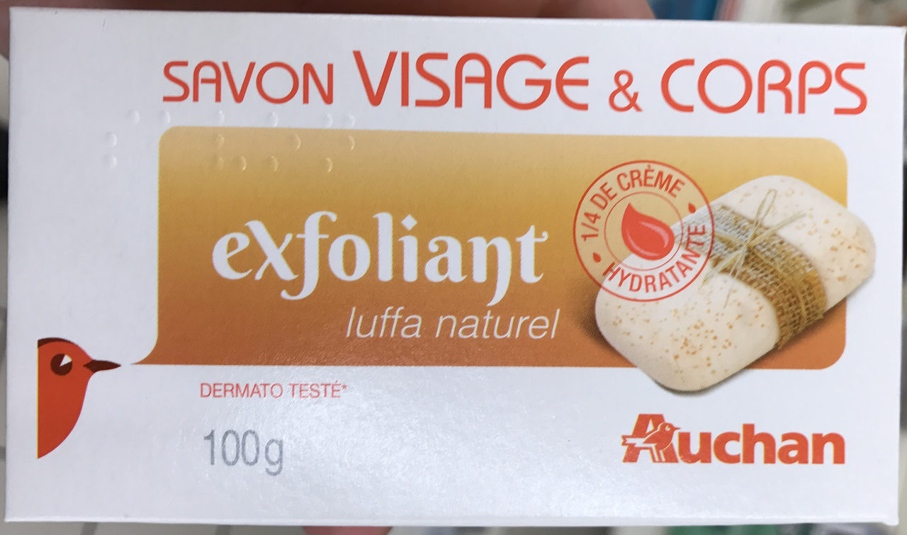 Savon Visage & Corps Exfoliant Luffa Naturel - Product - fr