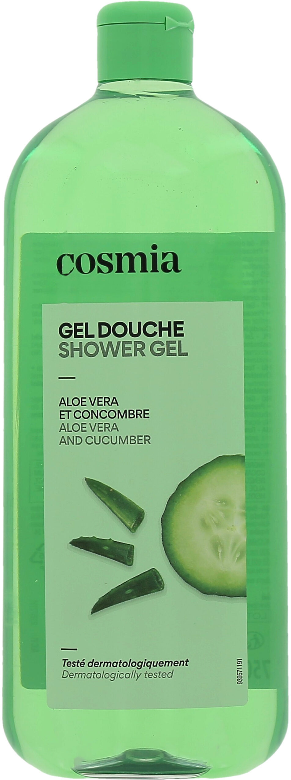 Cosmia gel douche aloe vera concombre 750ml - Produktas - fr
