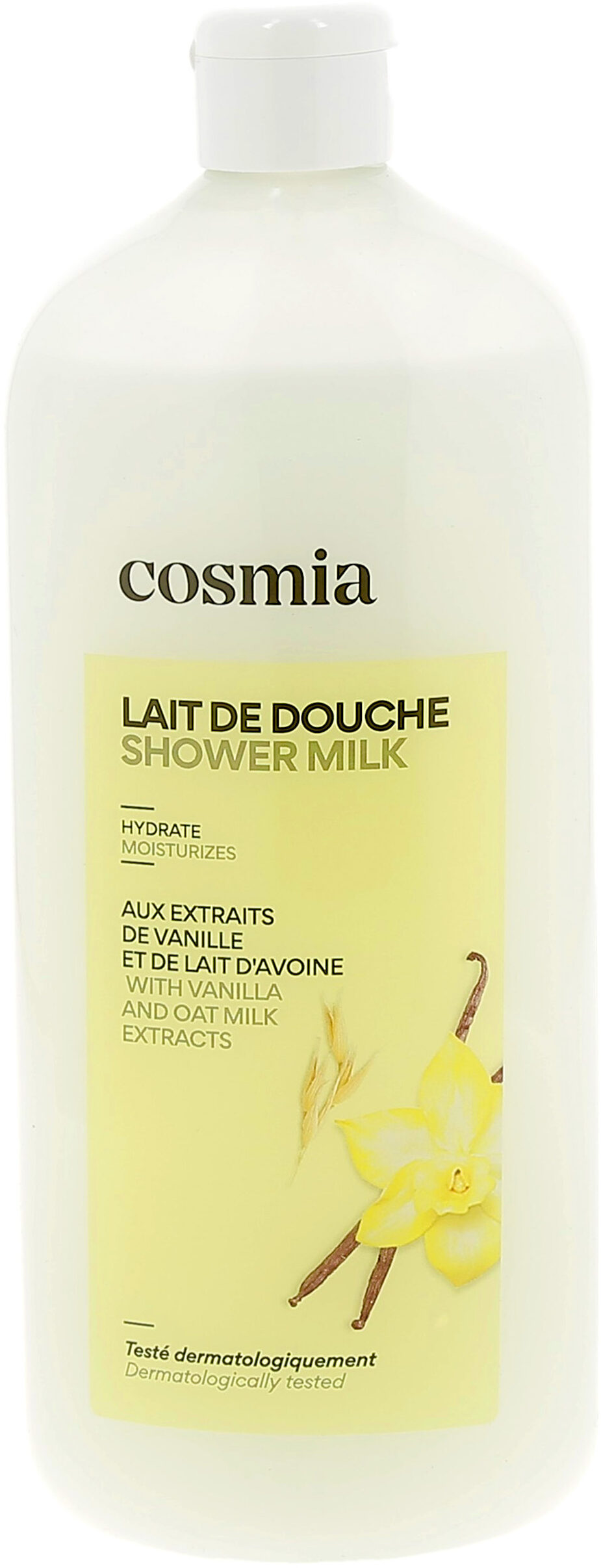 Cosmia lait de douche vanille et lait d' avoine 750 ml - Produit - fr