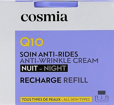 Cosmia creme nuit recharge - anti - rides - q10- 50ml - 1