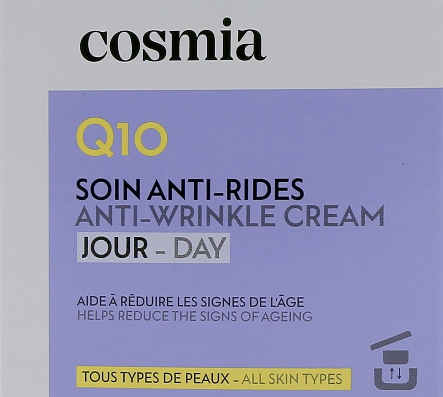 Cosmia creme jour anti ride - q10 - 50ml - نتاج - fr