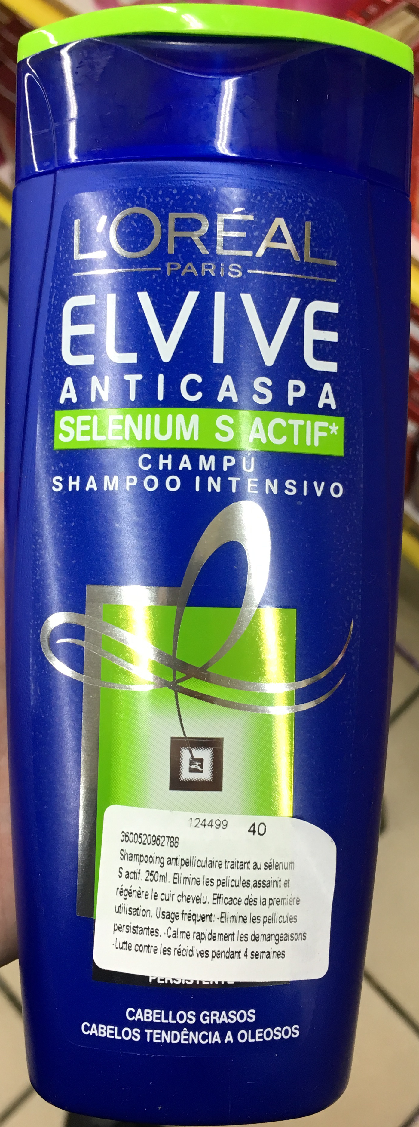 aluminio Destino personaje Elvive Anticaspa Selenium S Actif - L'Oréal - 250 ml