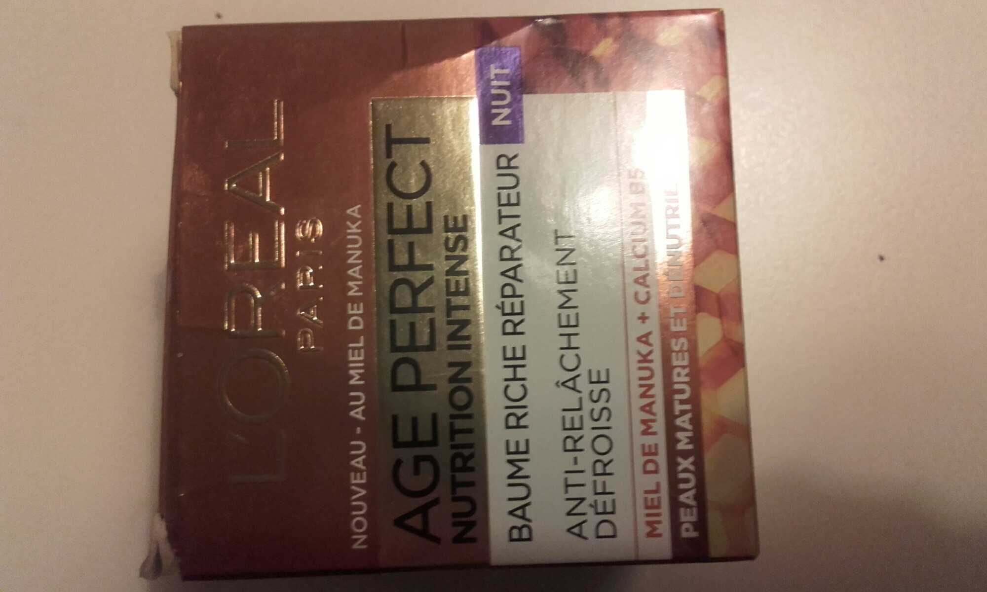 AGE PERFECT NUTRITION INTENSE NUIT - Product - fr