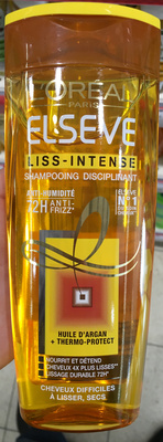 Elseve Liss-Intense Shampooing disciplinant Huile d'Argan + Thermo-Protect - Produit - fr