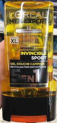 Invisible Sport Gel douche Camphre 5 en 1 (format XL) - Product - en
