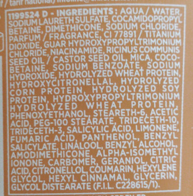 Dream long super aufbau shampoo - Ingredients - en