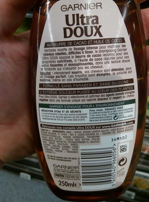 Ultra Doux Shampooing au Beurre de cacao et huile de coco - 1
