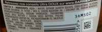 Ultra Doux Shampooing au Beurre de cacao et huile de coco - Ingredients - fr