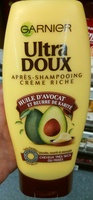 Ultra Doux Après-shampooing Crème Riche Huile d'avocat et Beurre de Karité - Produit - fr