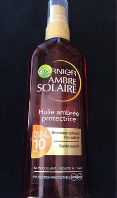 Huile ambrée protectrice FPS 10 - 1