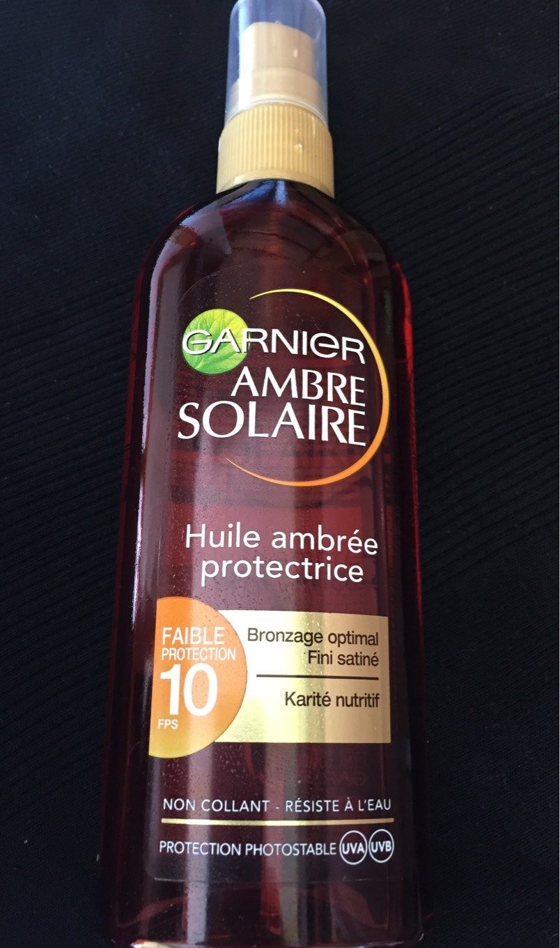 Huile ambrée protectrice FPS 10 - Product - fr