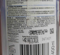 agua micelar sensitive - Ingredientes - en