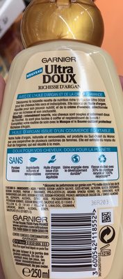 Ultra Doux Shampooing crème nutrition Richesse d'Argan - 2
