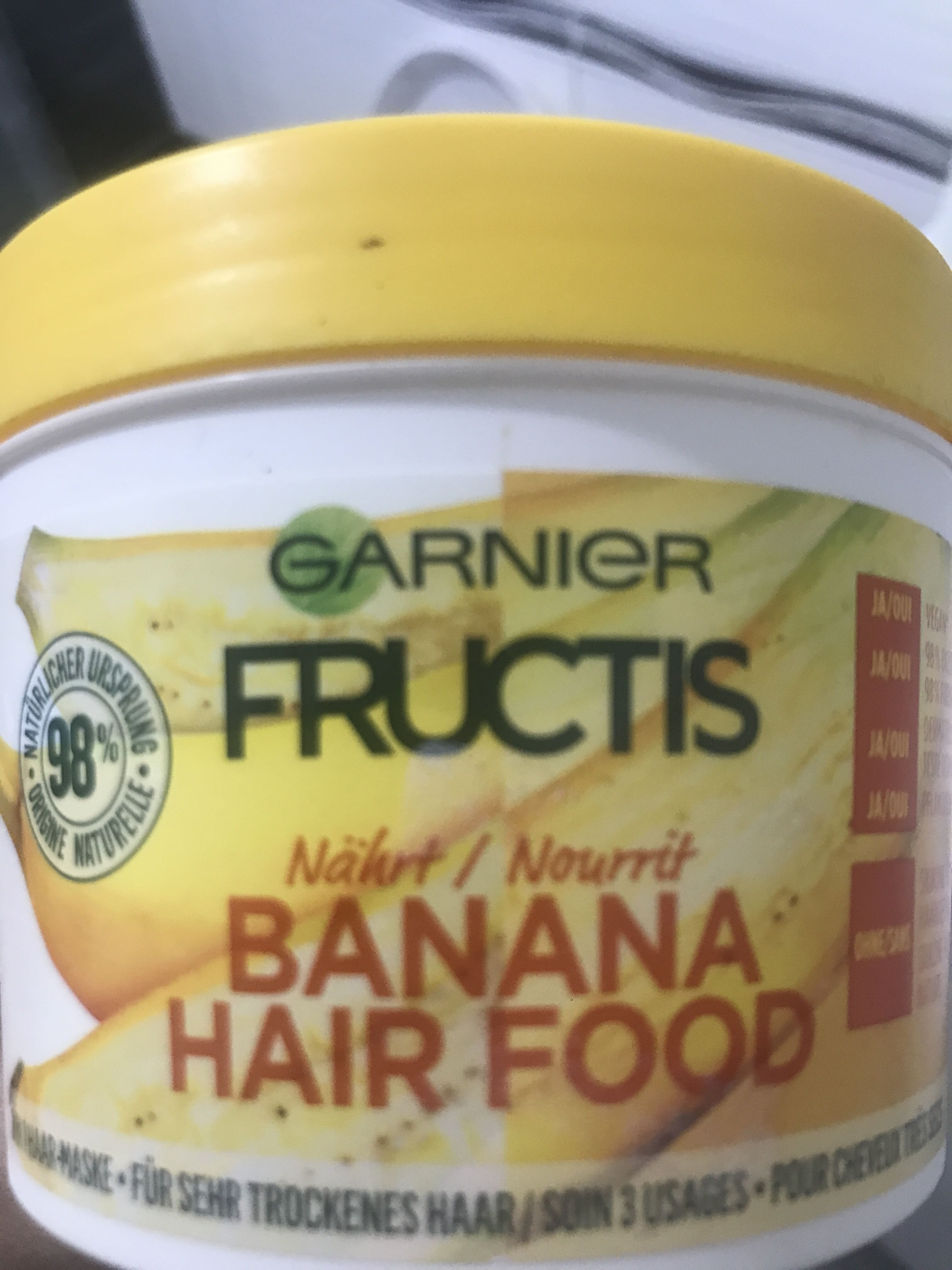 FRUCTIS - Banana Hair Food - Tuote - en