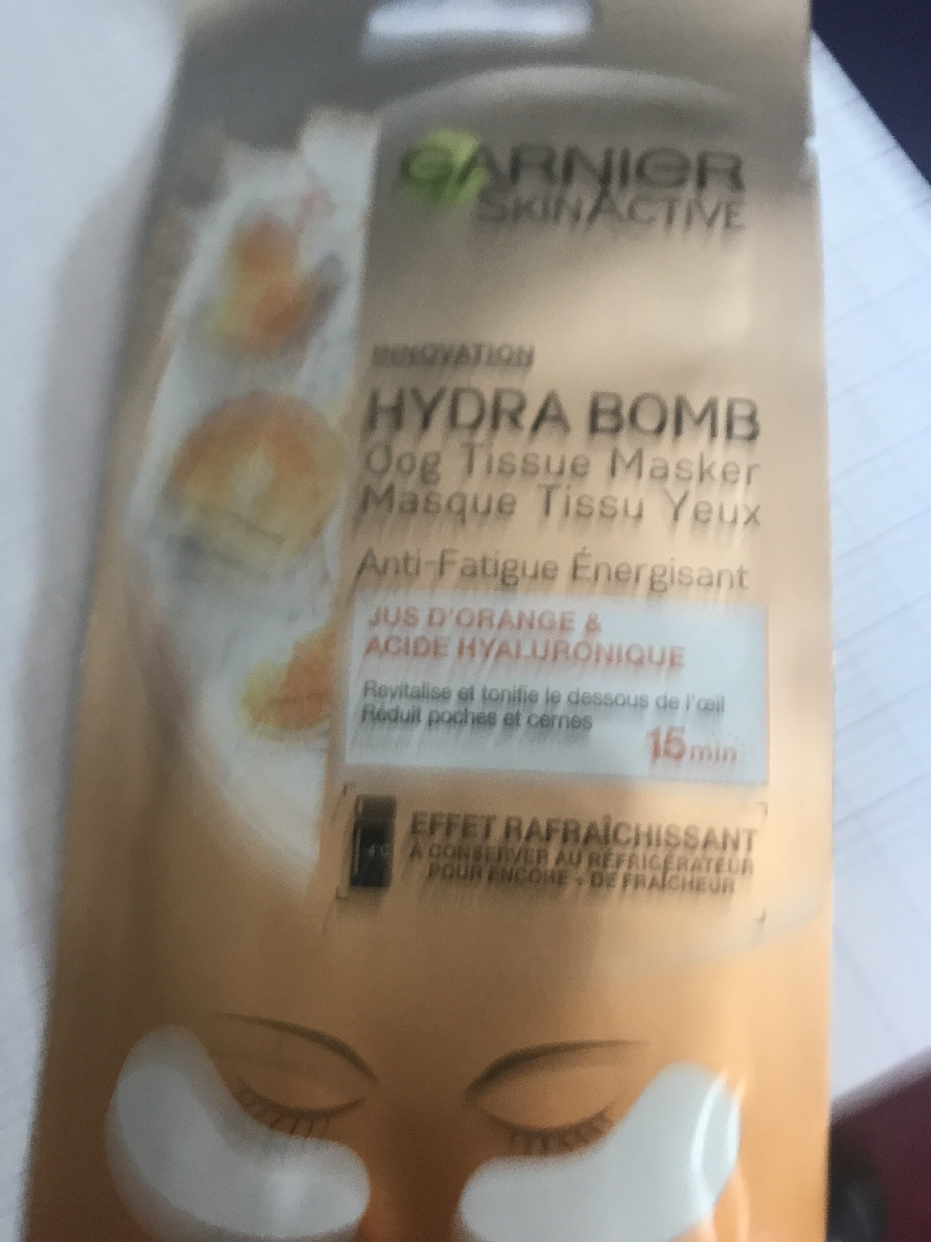 SkinActive Hydra Bomb Eye Masque, x2 - Produkt - en