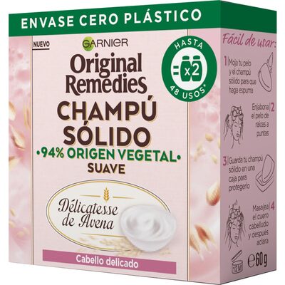 Original remedies champú solido avena - 3