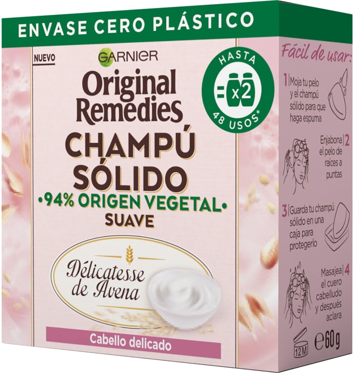Original remedies champú solido avena - מוצר - en