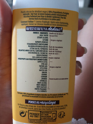 hair food macadamia - Ingredients - en